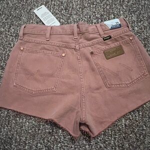 Wrangler Rose Pink Denim Jean Shorts